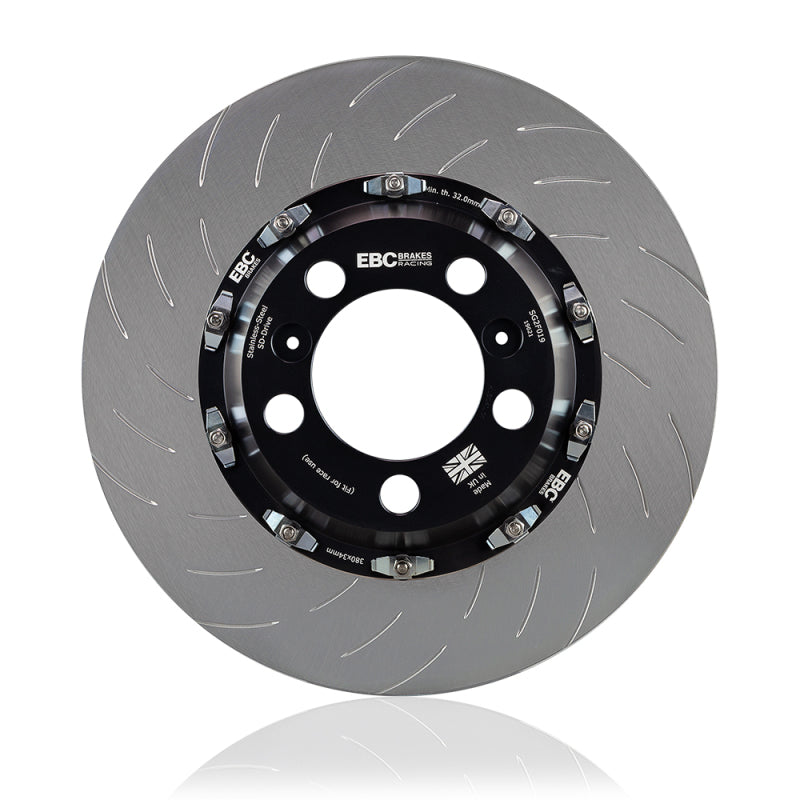 EBC Racing 2015+ Lexus RC-F 2 Piece Floating Conversion SG Racing Front Rotors - T1 Motorsports