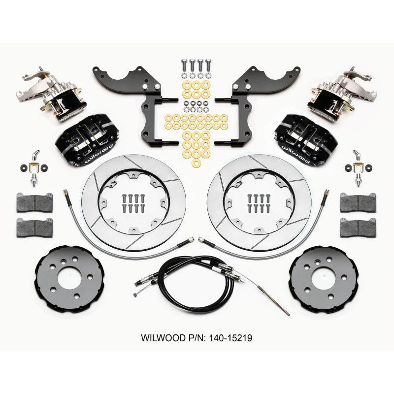 Wilwood Dynapro Radial4 / MC4 Rear Kit 12.19 2014-2015 Mini Cooper w/Lines & Cables - T1 Motorsports