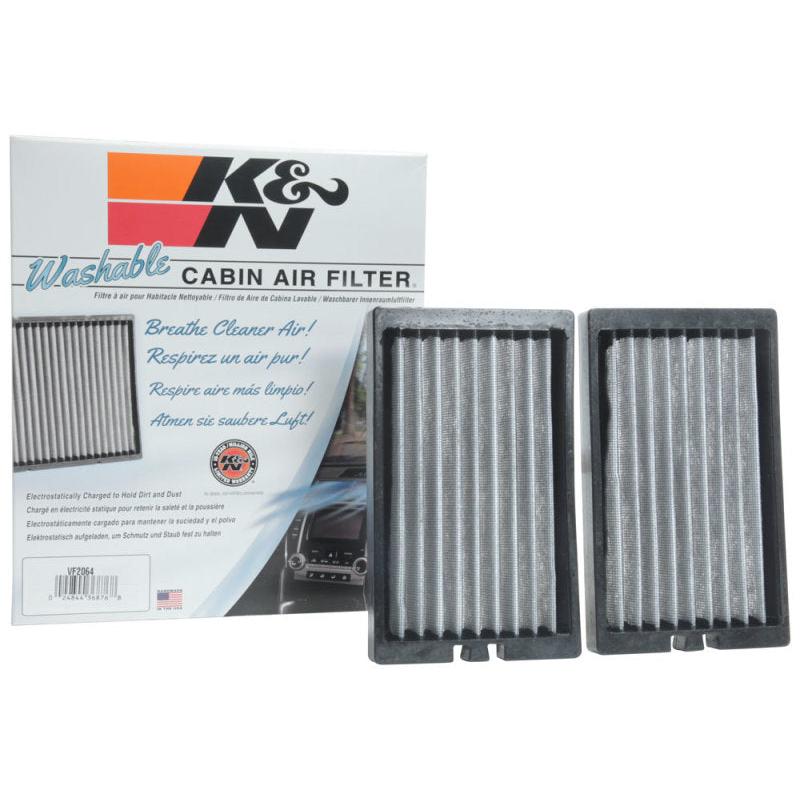 K&N 2018 Jeep Wrangler JL 2.0L/3.6L Cabin Air Filter - 2 Per Box