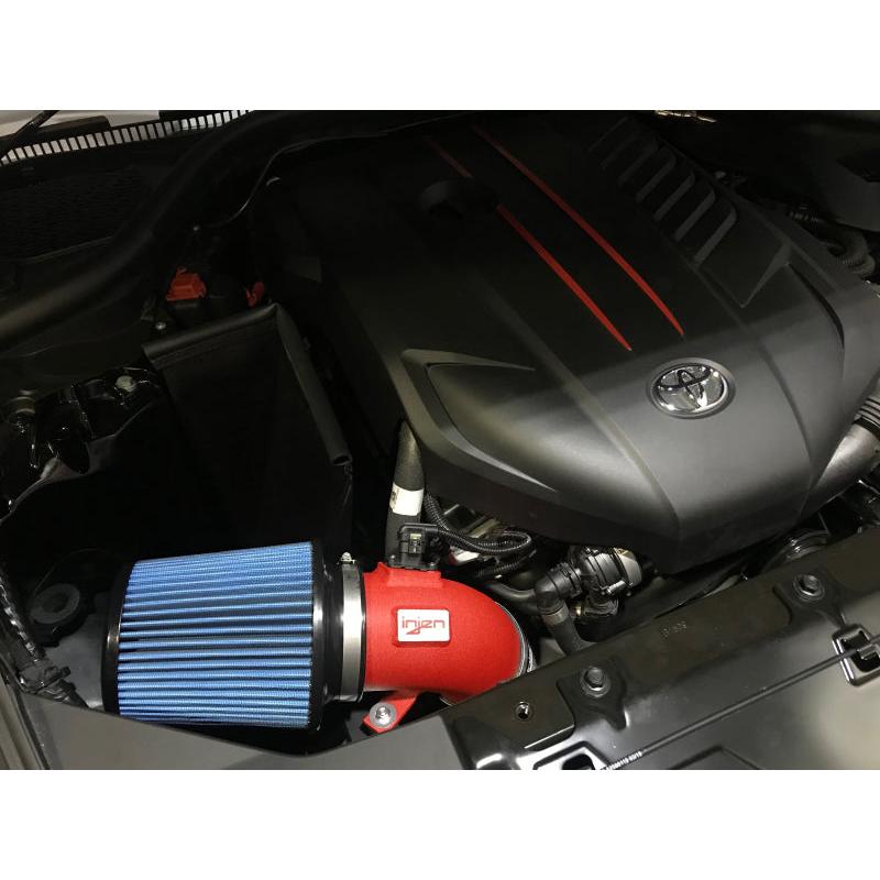 Injen 2020 Toyota Supra L6-3.0L Turbo (A90) SP Cold Air Intake System - Wrinkle Red - T1 Motorsports