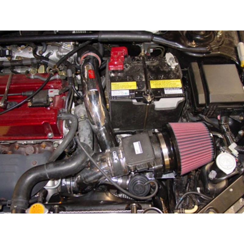 Injen 03-06 Evo 8/9/MR Cast Aluminum Intake System w/ Full Intercooler Piping Polished Short Ram Int - T1 Motorsports