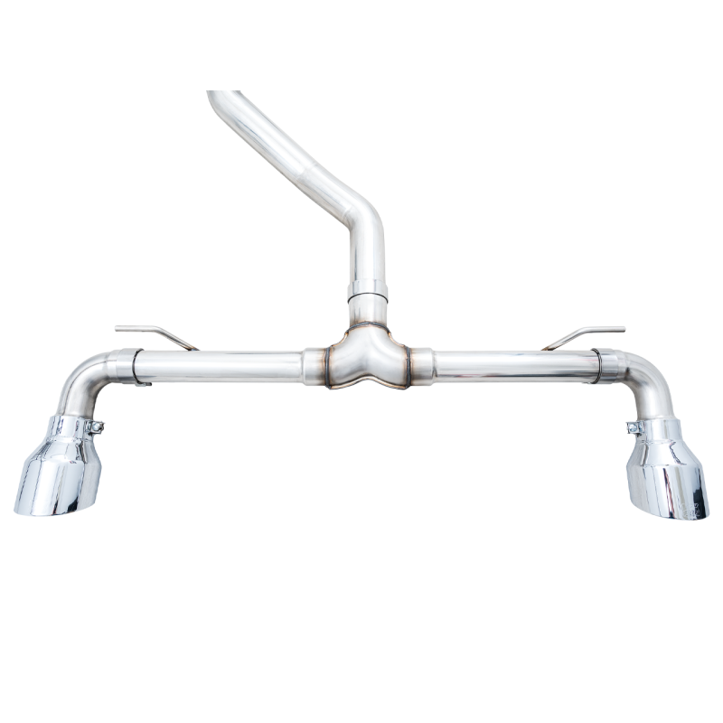 AWE 2022+ Volkswagen GTI MK8 Touring Edition Exhaust - Chrome Silver Tips