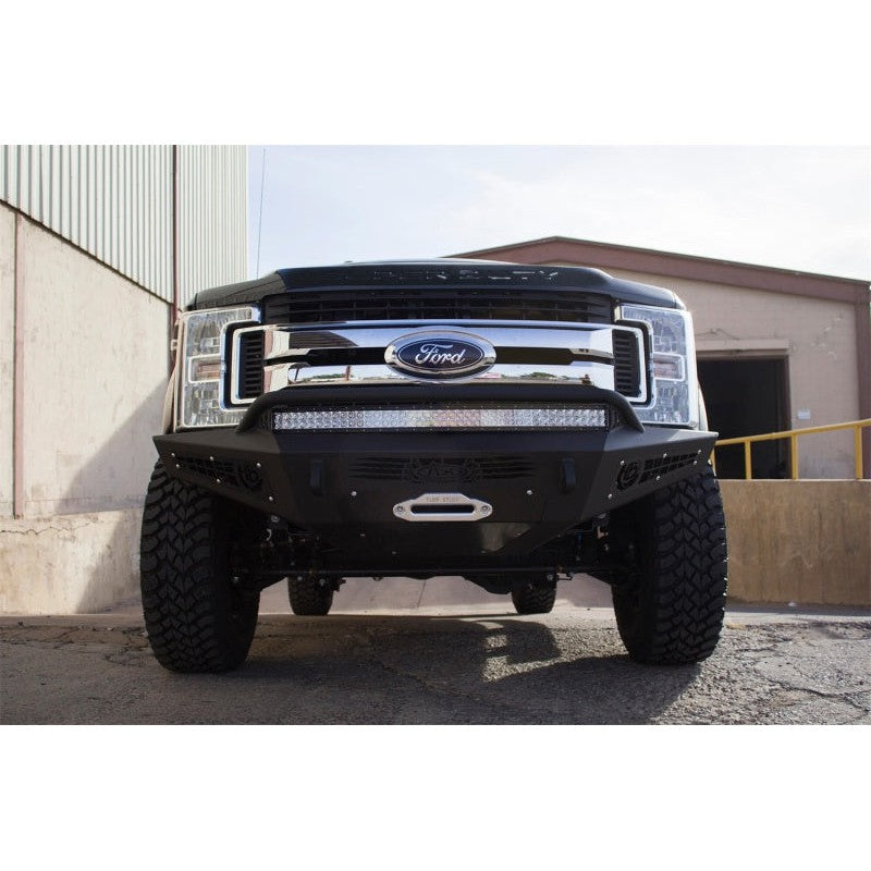 Addictive Desert Designs 17-18 Ford F-250 HoneyBadger Front Bumper w/ Winch Mount