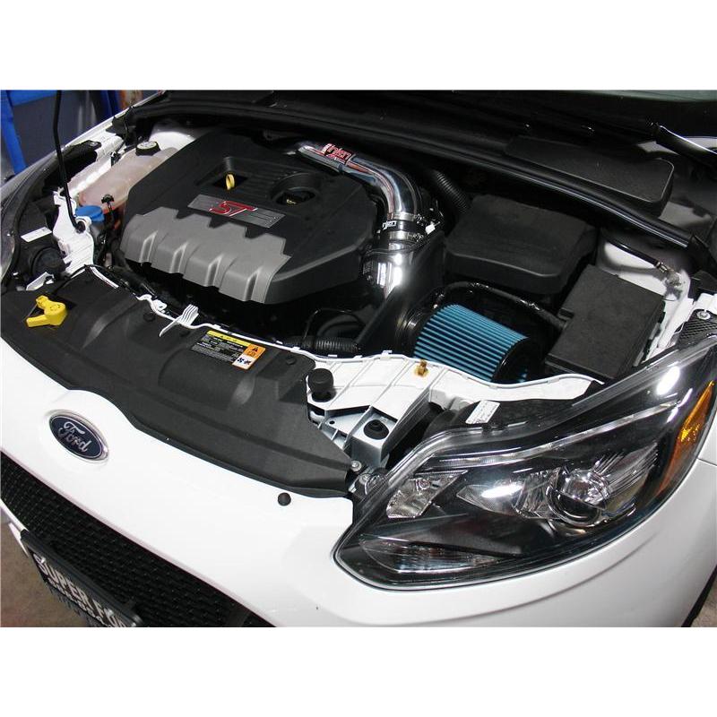 Injen 13-14 Ford Focus ST 2.0L (t) 4cyl Polished Short Ram Intake w/MR Tech & Heat Shield - T1 Motorsports