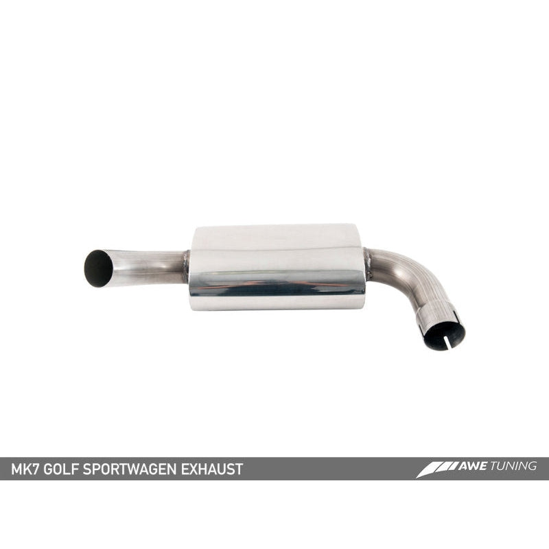 AWE Tuning VW MK7 Golf SportWagen Touring Edition Exhaust w/Chrome Silver Tips (90mm)