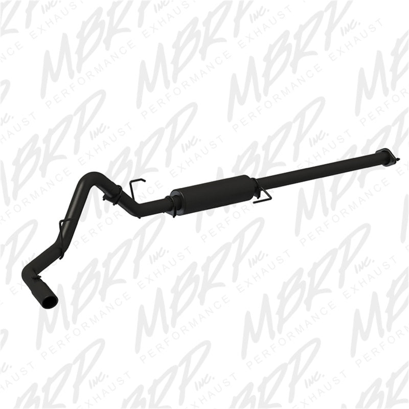 MBRP 2015 Ford F-150 2.7L / 3.5L EcoBoost 3in Cat Back Single Side Black Exhaust System - T1 Motorsports
