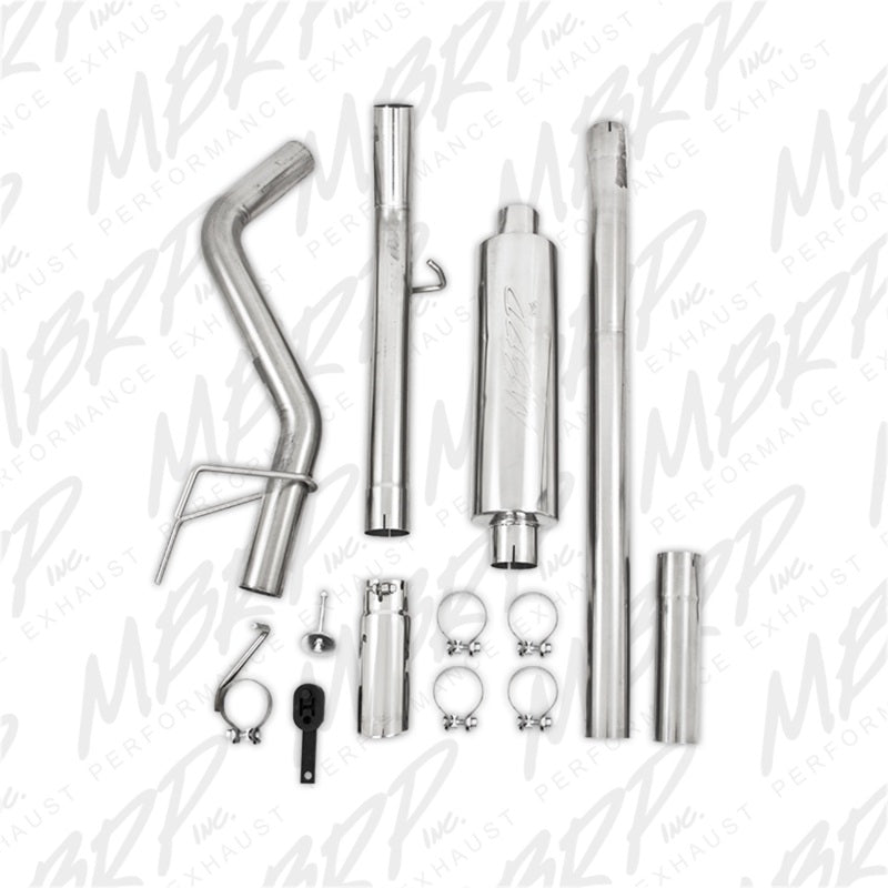 MBRP 06-08 Ram Hemi 1500 Mega Cab 5.7L / 03-13 Ram Hemi 2500/3500 5.7L T409 3in Cat Back Single Side - T1 Motorsports