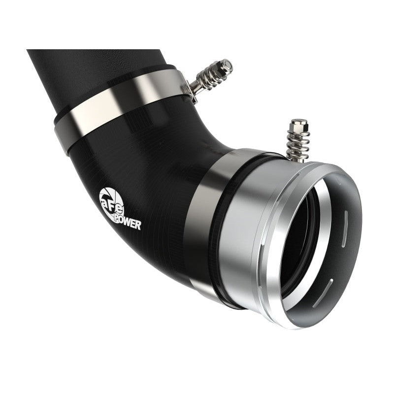 aFe BladeRunner 21-22 Ford F-150 Ecoboost V6-3.5L(tt) Aluminum Hot and Cold Charge Pipe Kit Black - T1 Motorsports