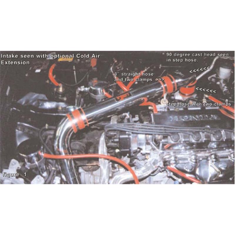 Injen 96-00 Honda Civic CX/DX/LX L4 1.6L Black IS Short Ram Cold Air Intake - T1 Motorsports