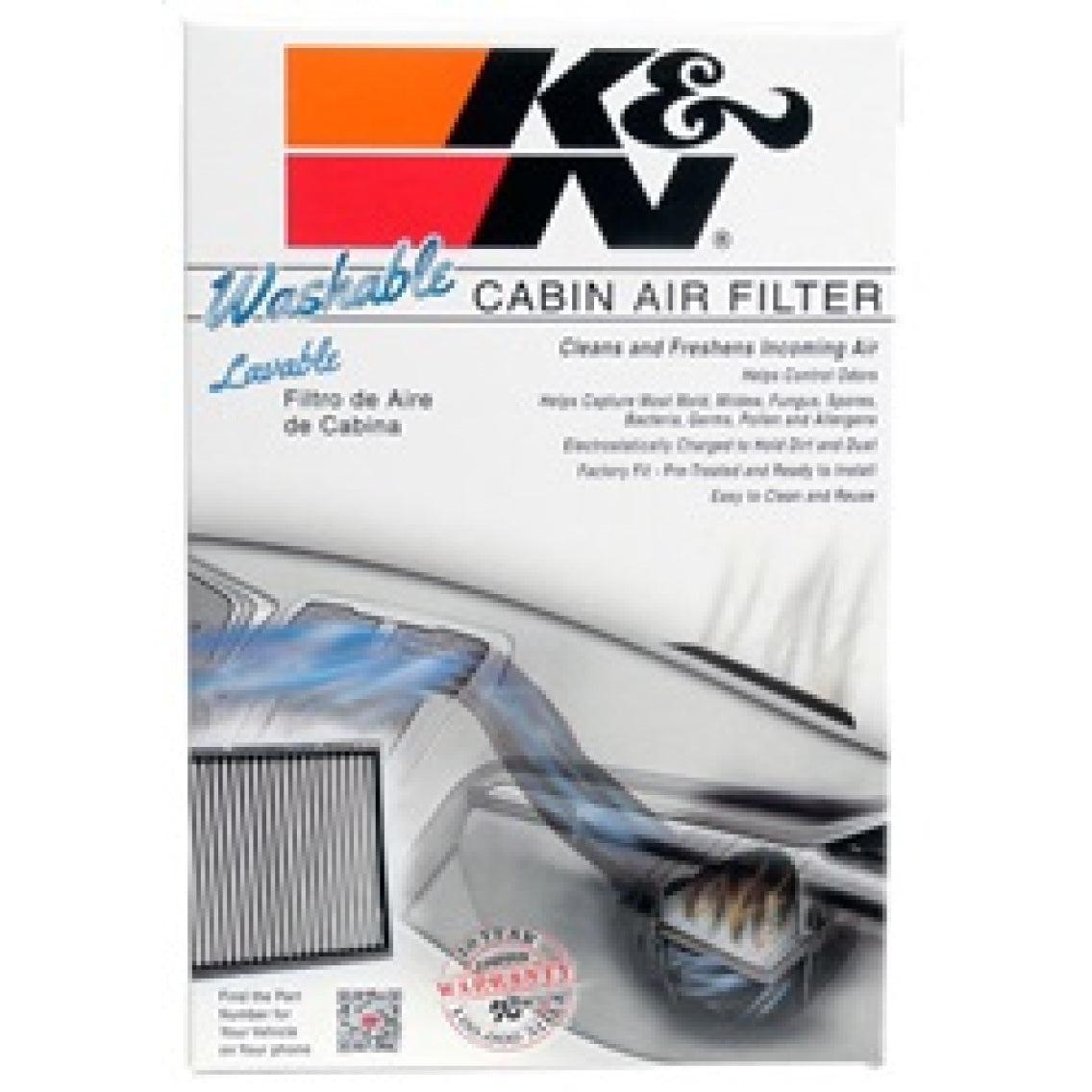 K&N 2011-2016 Jeep Wrangler 2.8/3.6L Cabin Air Filter