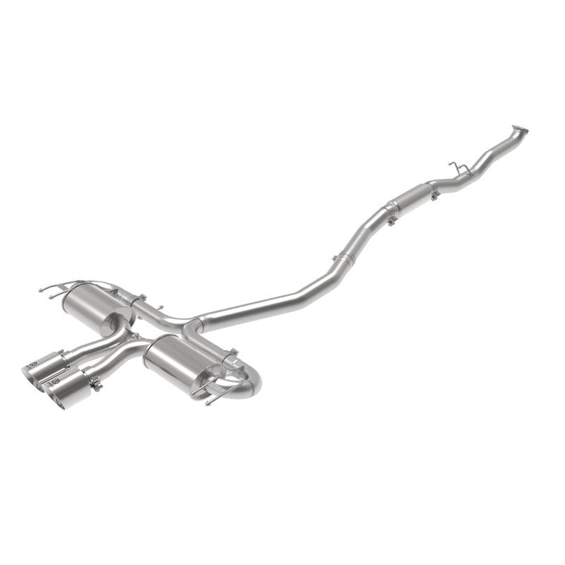 aFe Takeda 3in 304 SS Cat-Back Exhaust System w/Polished Tips 17-21 Honda Civic Sport L4-1.5L (t)