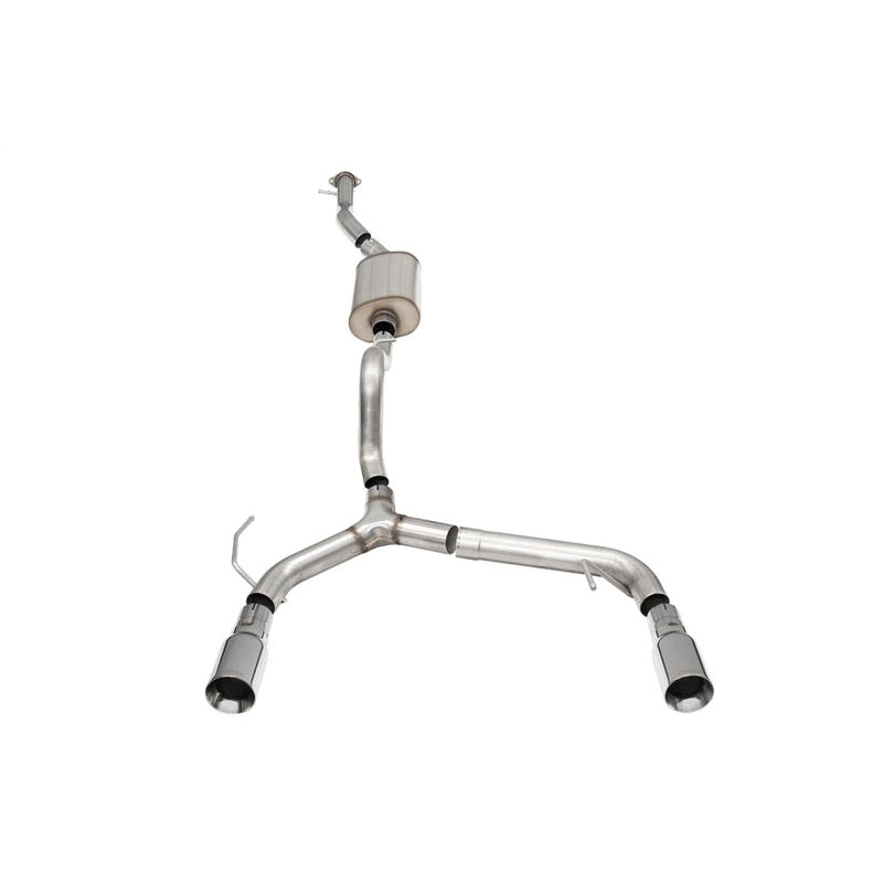 Corsa Sport 2.75in Cat-Back Dual Rear Exhaust w/ Polished Tips - 2021-2025 Ford Bronco 2.3L