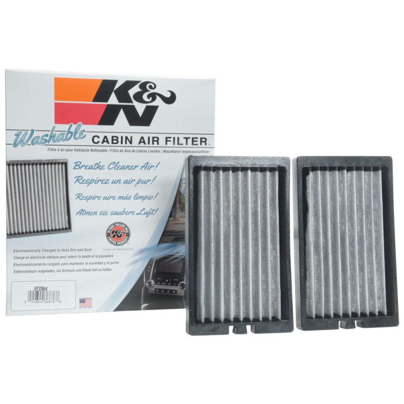 K&N 2018 Jeep Wrangler JL 2.0L/3.6L Cabin Air Filter - 2 Per Box