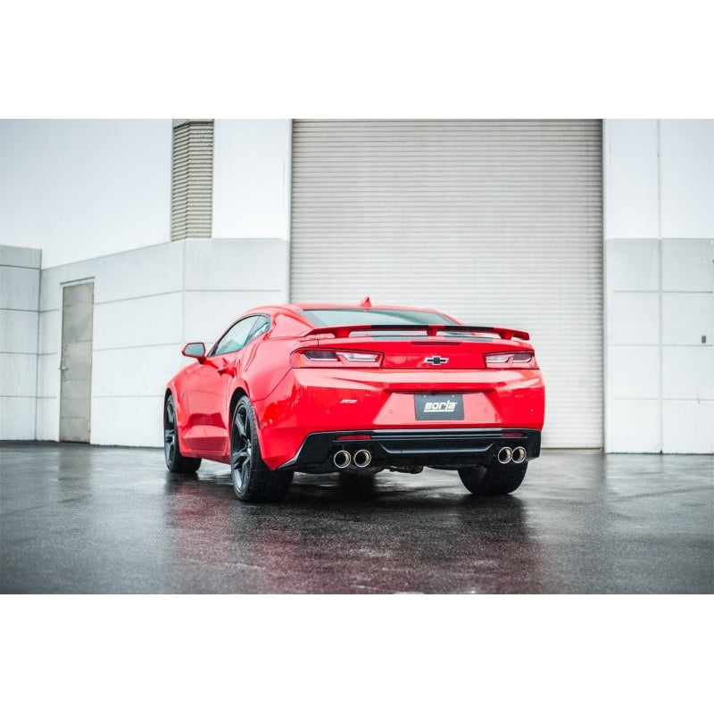 Borla 16-17 Camaro SS 6.2L Dual Tip Dual Split Rear Exit Dual Mode Catback Exhaust (NPP) - T1 Motorsports