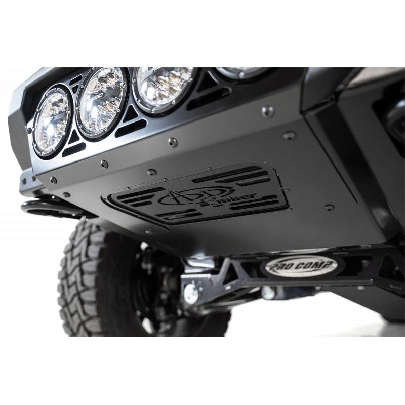 Addictive Desert Designs 18-20 Ford F-150 Bomber Front Bumper w/ 4 Rigid 360 6IN Mounts