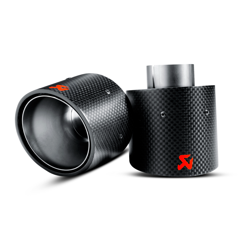 Akrapovic 07-14 MINI Cooper S (R56) / Cooper S Cabrio (R57) Tail Pipe Set (Carbon) - T1 Motorsports