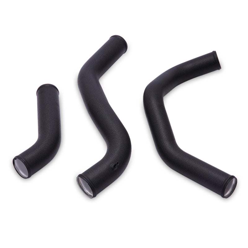 Mishimoto 11-14 Ford F-150 3.5L Ecoboost Hot-Side Intercooler Pipe Kit - Wrinkle Black - T1 Motorsports