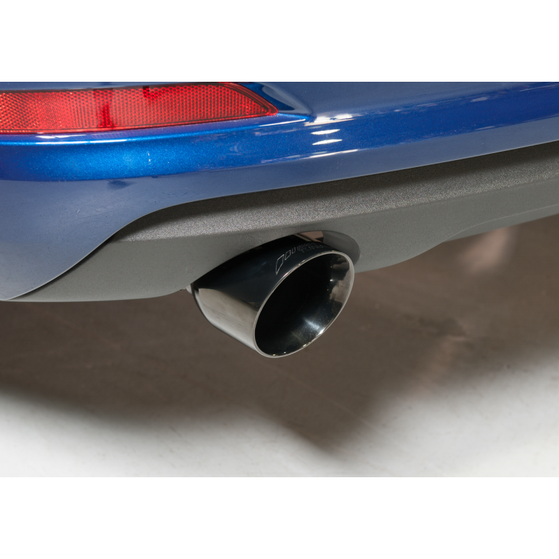 AWE Tuning Audi 8V A3 Touring Edition Exhaust - Dual Outlet Diamond Black 90 mm Tips