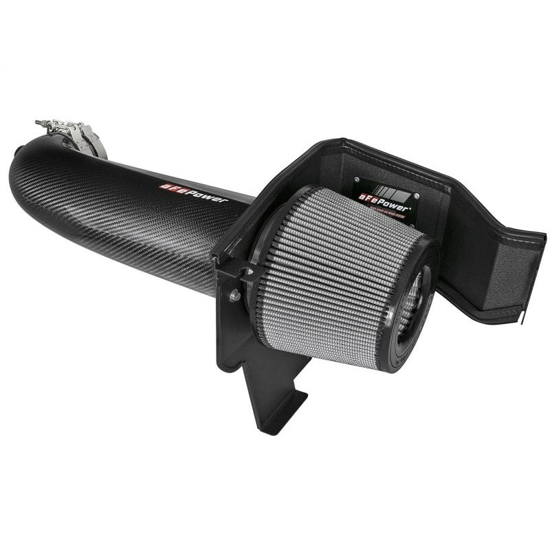 aFe POWER Magnum FORCE Carbon Fiber Stage 2 Track Series Pro Dry S CAIS - 11-18 Dodge Challenger V8