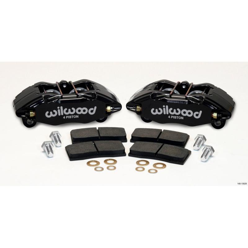 Wilwood DPHA Front Caliper & Pad Kit Black Honda / Acura w/ 262mm OE Rotor - T1 Motorsports