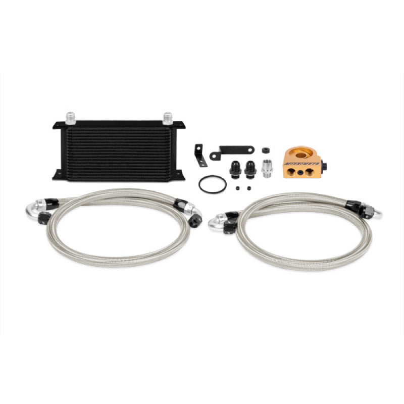 Mishimoto 08-14 WRX/STi Thermostatic Oil Cooler Kit - Black - T1 Motorsports