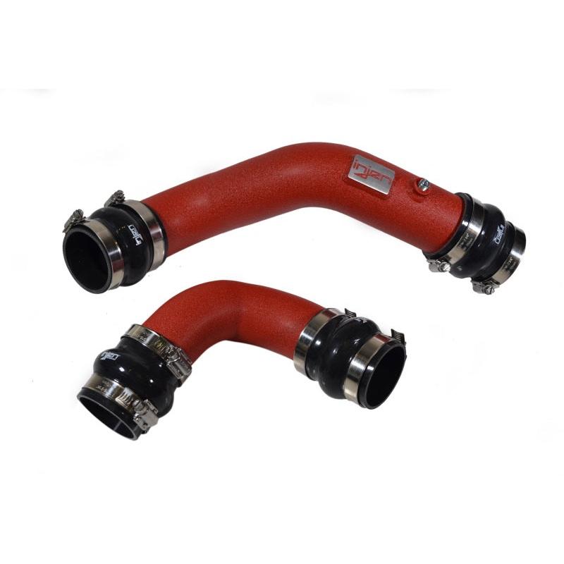 Injen 17-19 Honda Civic Type-R Aluminum Intercooler Piping Kit - Wrinkle Red - T1 Motorsports