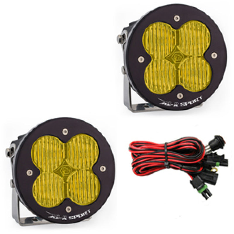 Baja Designs XL R Sport Series Wide Cornering Pattern LED Light Pods - Amber - T1 Motorsports