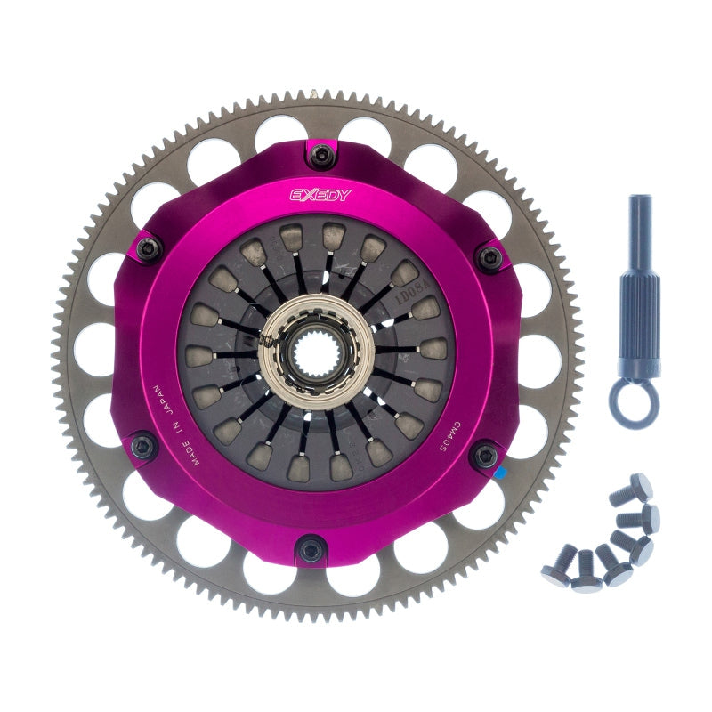 Exedy 1993-1995 Mazda RX-7 R2 Hyper Compe-R Twin Cerametallic Clutch Rigid Center Disc Pull Type - T1 Motorsports