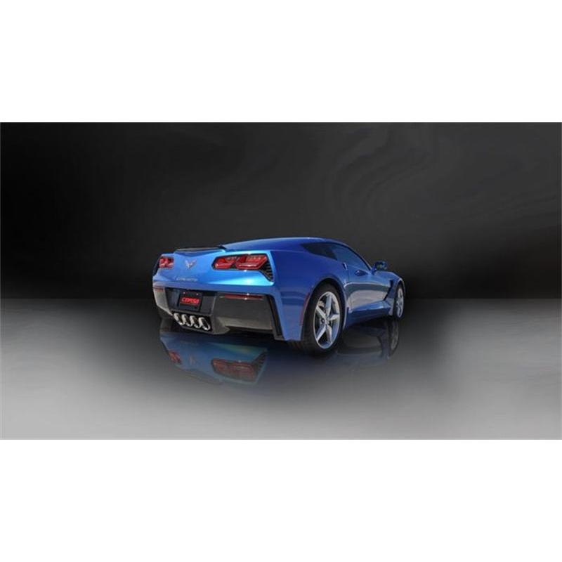 Corsa Sport Valve-Back Exhaust w/ Polished Tips - 2014-2019 Corvette C7 Coupe 6.2L V8