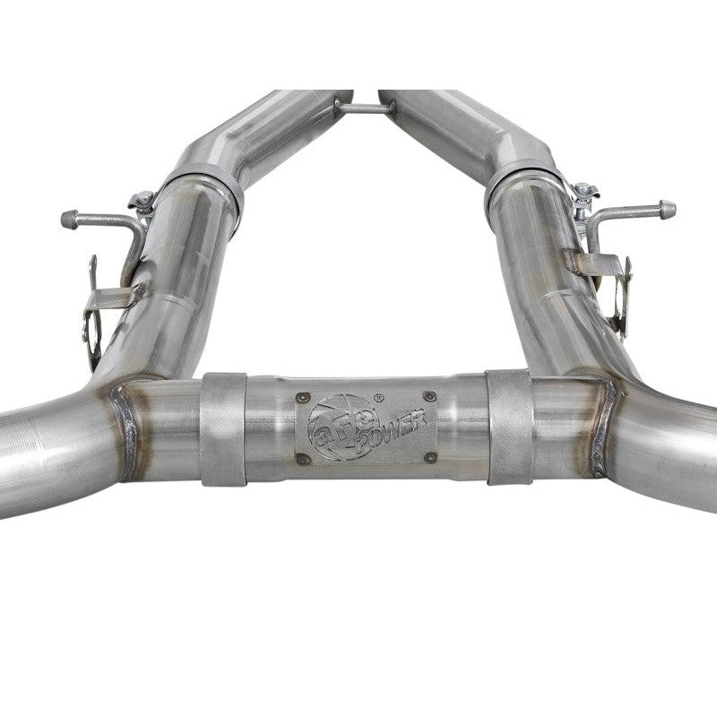 aFe MACH Force-Xp 3in 304 SS Cat-Back Exhaust 15-20 Dodge Charger Hellcat V8-6.2L/6.4L w/o Muffler