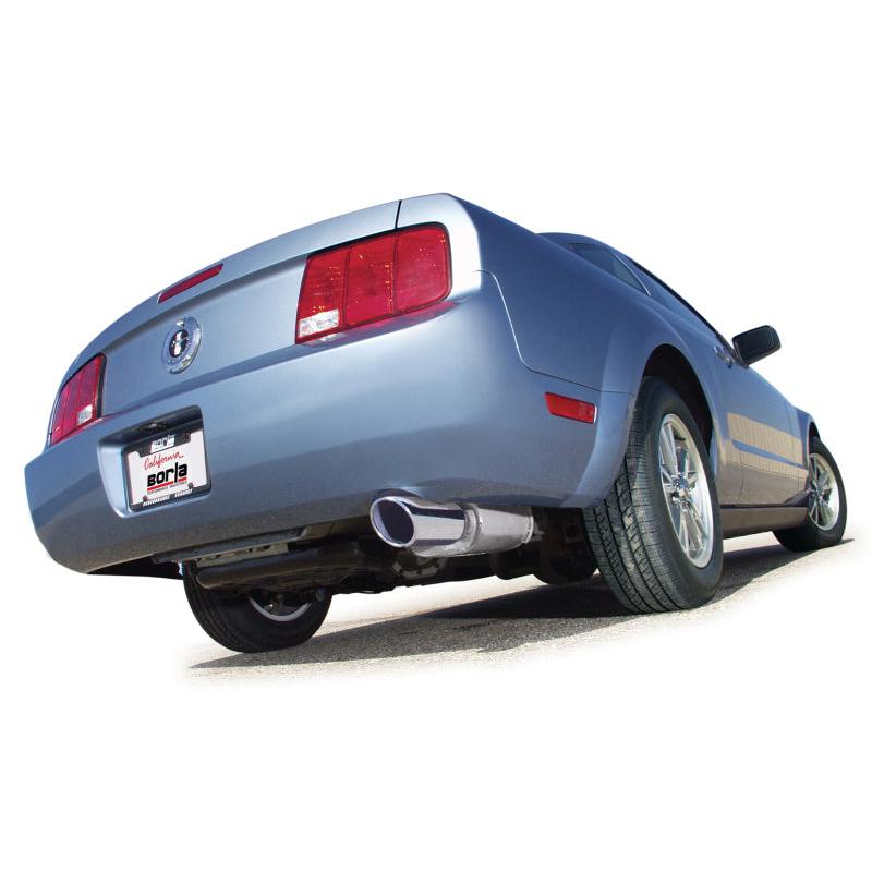 Borla S-Type Axleback Exhaust System - 2005-2009 Mustang 4.0L V6 AT/MT RWD 2dr
