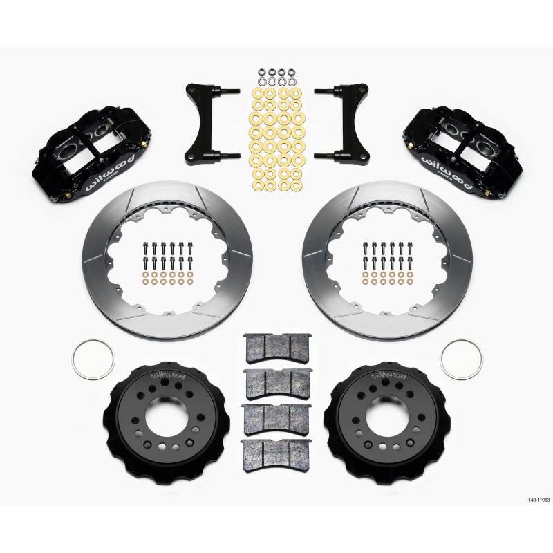 Wilwood Narrow Superlite 6R Front Hat Kit 12.88in 93-96 Mazda RX7 - T1 Motorsports