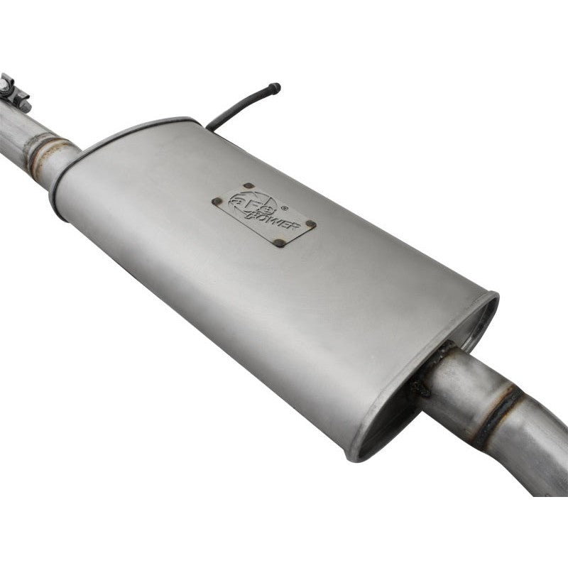 aFe Scorpion Exhaust System, Cat Back Aluminized Hi-Tuck 07-14 Jeep Wrangler JK Unlimited V6 3.6/3.8