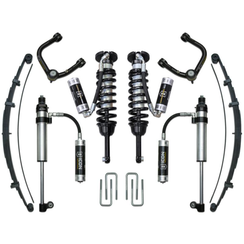 ICON 05-15 Toyota Tacoma 0-3.5in/16-17 Toyota Tacoma 0-2.75in Stg 8 Suspension System w/Tubular Uca - T1 Motorsports