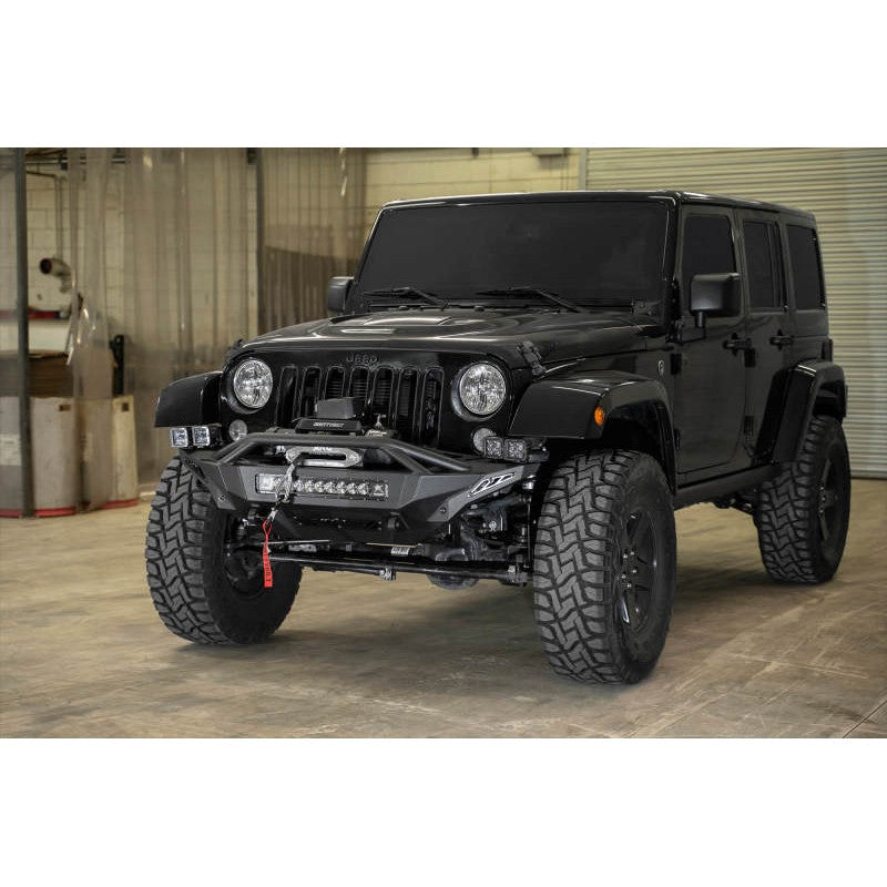 Addictive Desert Designs 07-18 Jeep Wrangler JK Stealth Fighter Front Bumper w/ Winch Mount
