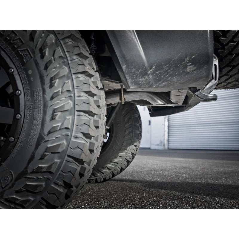 aFe MACH Force-Xp Axle-Back Exhaust System w/NoTip 18-20 Jeep Wrangler L4-2.0T / V6-3.6L