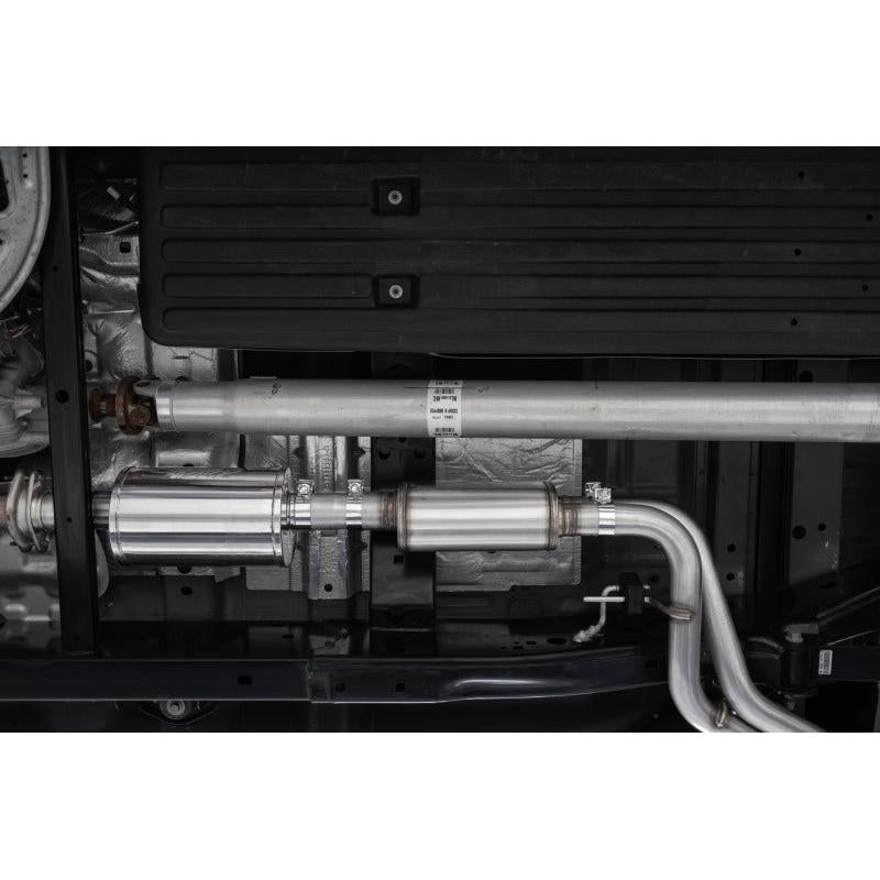 MBRP 2021+ Ford F150 Aluminized Dual Pre-Axle (Street Profile) 2.5in OD Tips 3in Cat Back Exhaust - T1 Motorsports