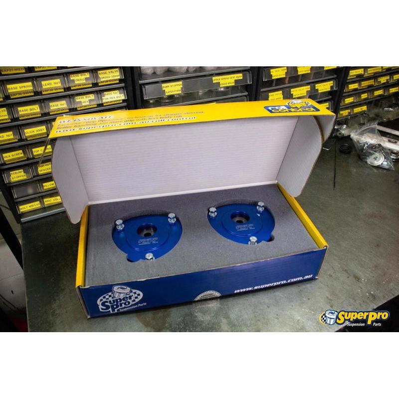 SuperPro 2015 Audi A3 Quattro Premium Front Upper Fixed Camber Offset Strut Mount Set - T1 Motorsports