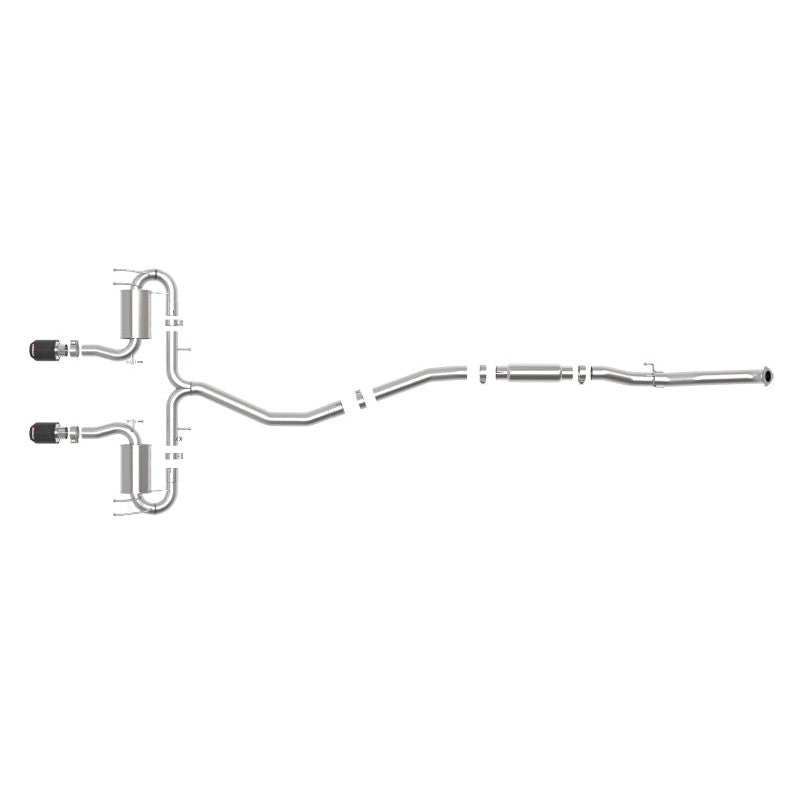 aFe Takeda 3in 304 SS Cat-Back Exhaust System w/CF Tips 17-20 Honda Civic Sport L4-1.5L (t)