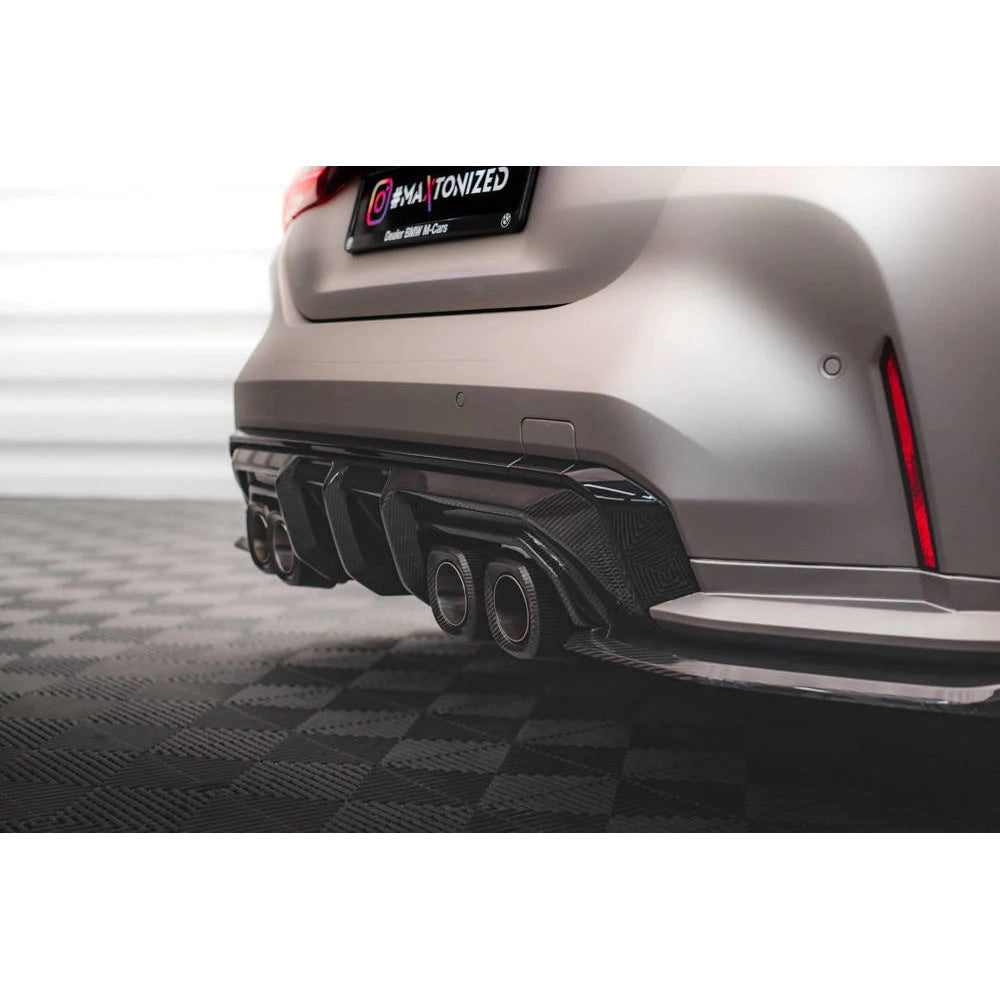 Maxton Design Carbon Fiber Diffuser - BMW G80 M3 / G82 M4