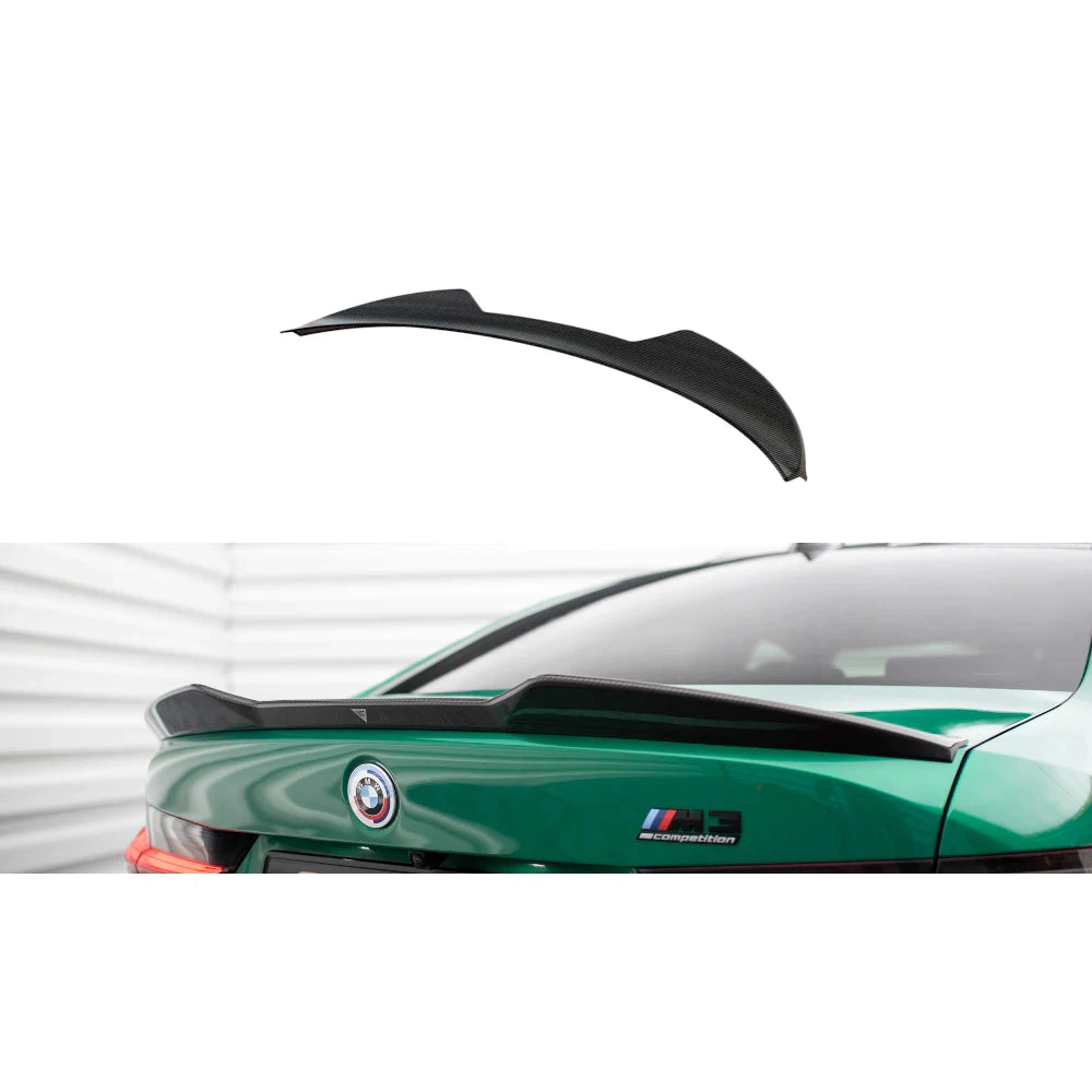 Maxton Design Carbon Fiber Rear Spoiler - BMW G80 M3