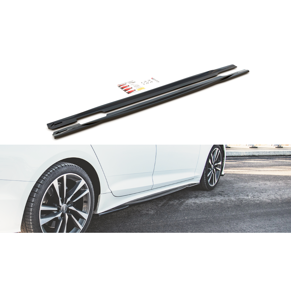 Audi A5 S5 B9 S Line Side Skirt Diffusers Sportback