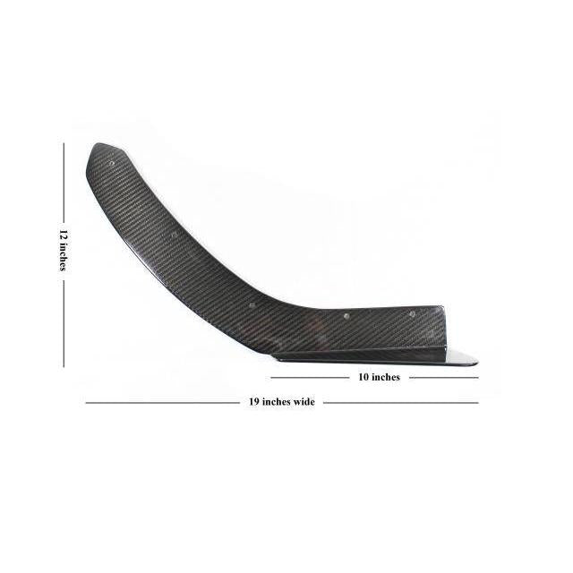 EVS Tuning CFRP Wind Splitter (Pair) - T1 Motorsports