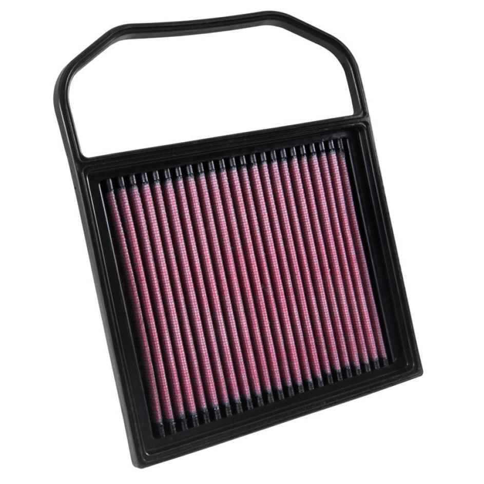 K&N Replacement Air Filter for 15-16 Mercedes Benz C400 3.0L / E320 / GL450 / ML400 (2 Required)