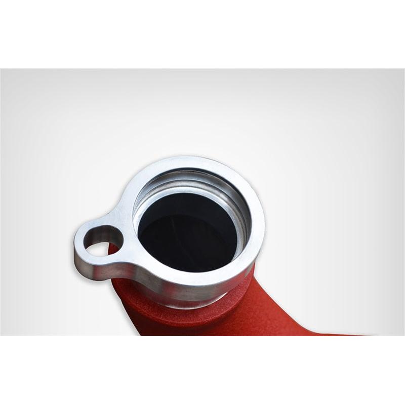 Injen 15-16 BMW M3(F80)/M4 (F82/83) 3.0L L6 Twin Turbo 2PC Aluminum Int. Charge Pipe - Wrinkle Red - T1 Motorsports