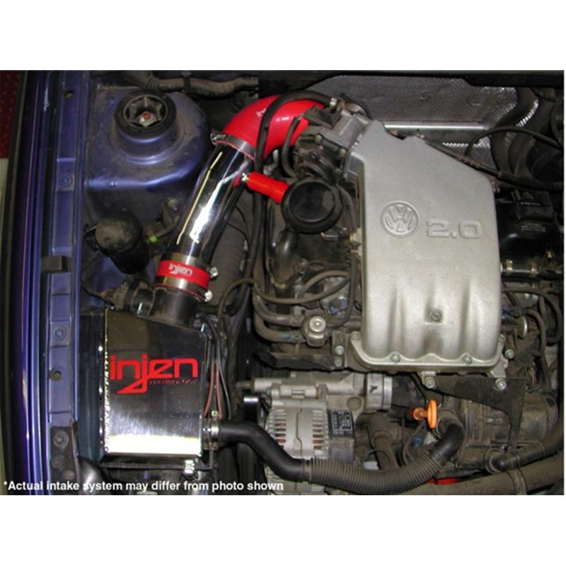 Injen 96-98 Jetta / Golf 2.0L OBD2 Only Single Pressure Regulating Valve Only Black Short Ram Intake - T1 Motorsports