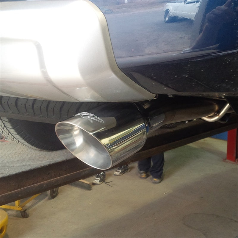 MBRP 10-18 Toyota 4 Runner AL 4in O.D Tip Single Rear Exit 2.5in Cat Back Exhaust - T1 Motorsports