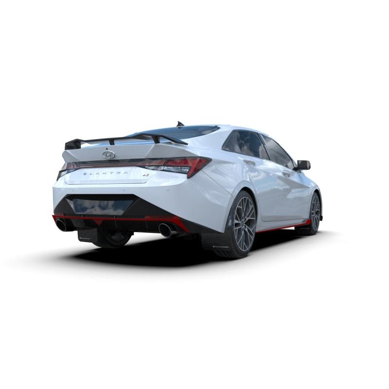 Rally Armor 2022 Hyundai Elantra N & N Line Black Mud Flap w/ Grey Logo