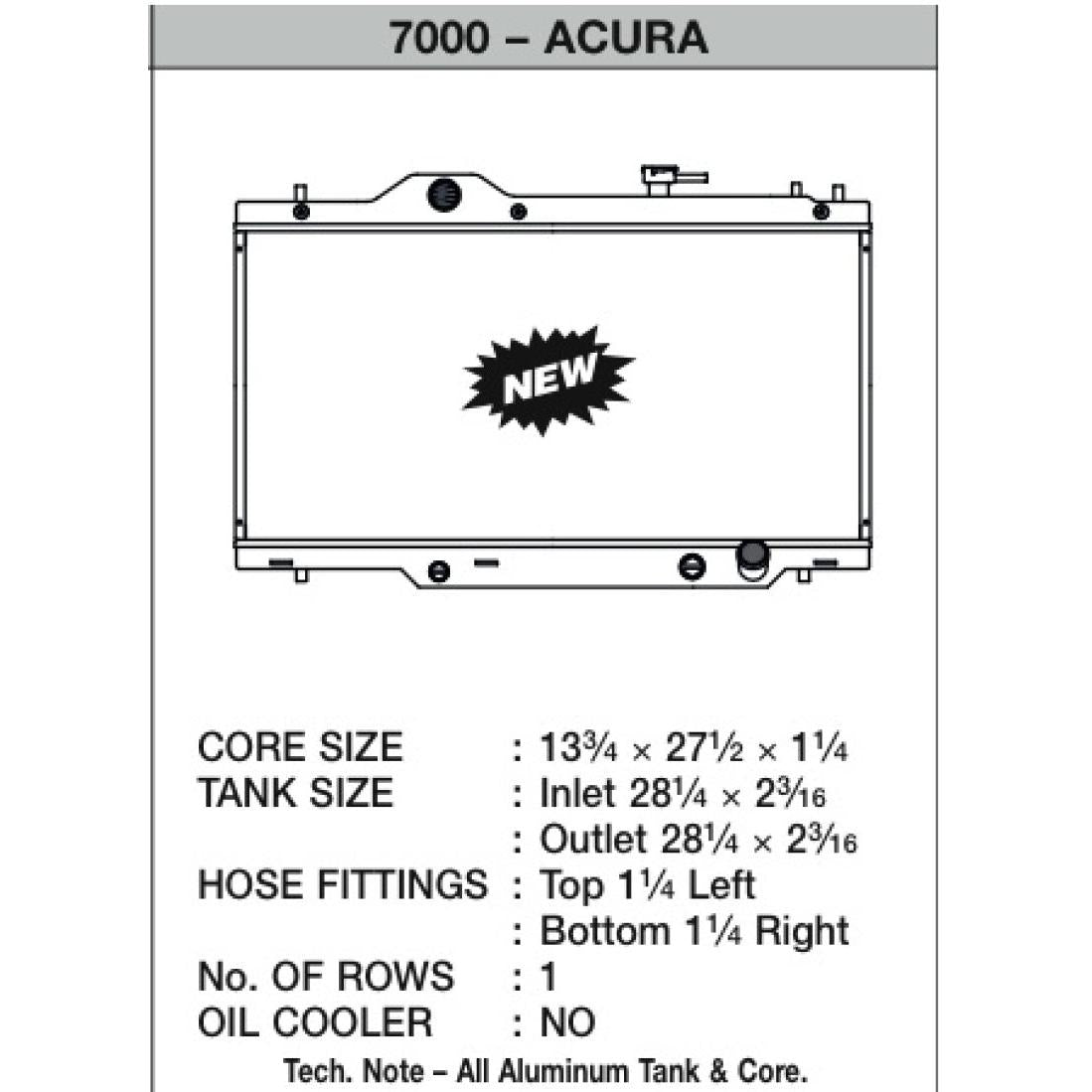 CSF 02-06 Acura RSX Radiator - T1 Motorsports