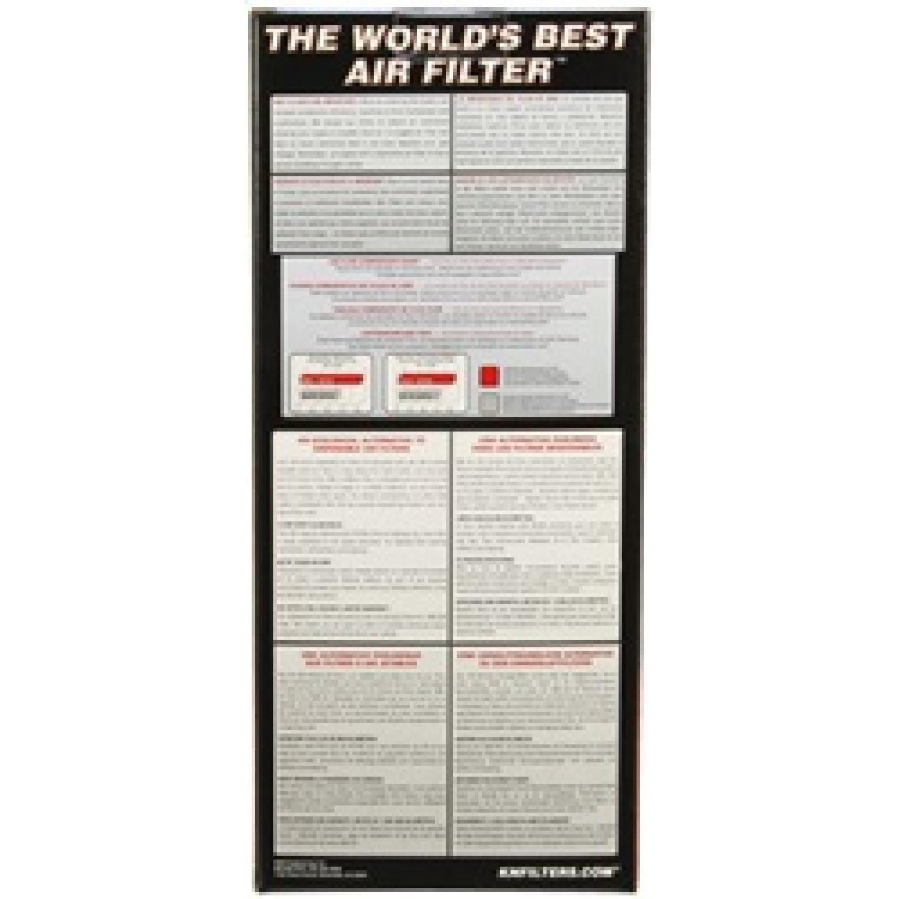 K&N 15-17 BMW X5 4.4L V8 F/I Drop In Air Filter - 2 Required